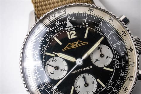 1960's Breitling Navitimer 806 Gold AOPA Gilt Dial 